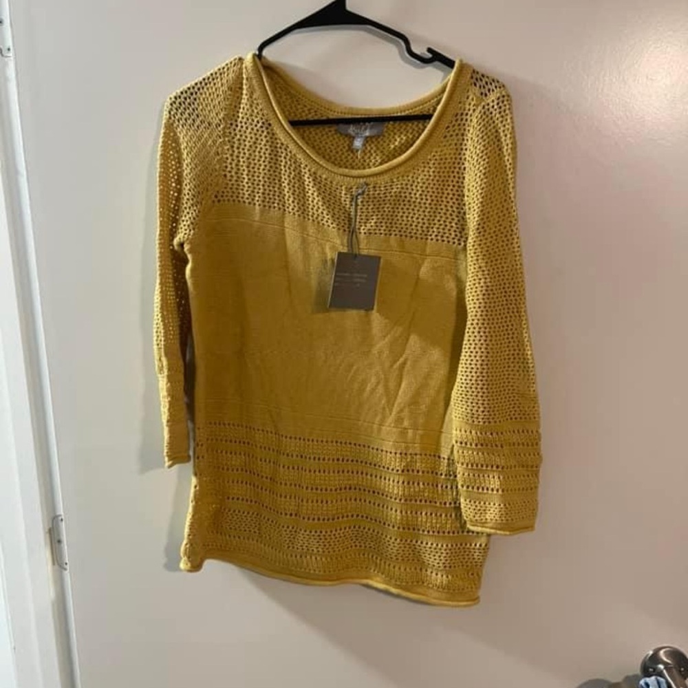 Yellow Knit Sweater